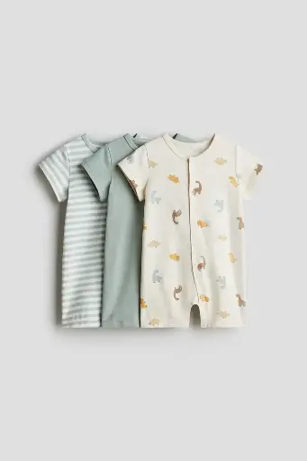 Lot de 3 pyjamas en coton